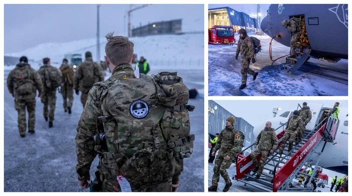 Soldați danezi în Groenlanda, la exercițiul Arctic Endurance. FOTO X