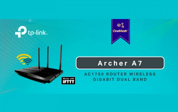 router wireless Gigabit Dual Band Archer A7 AC1750