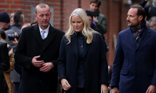 Prințesa Mette Marit în doliu și Prințul Haakon   GettyImages 1783682474 jpg