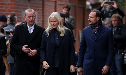 Prințesa Mette Marit în doliu și Prințul Haakon   GettyImages 1783682474 jpg