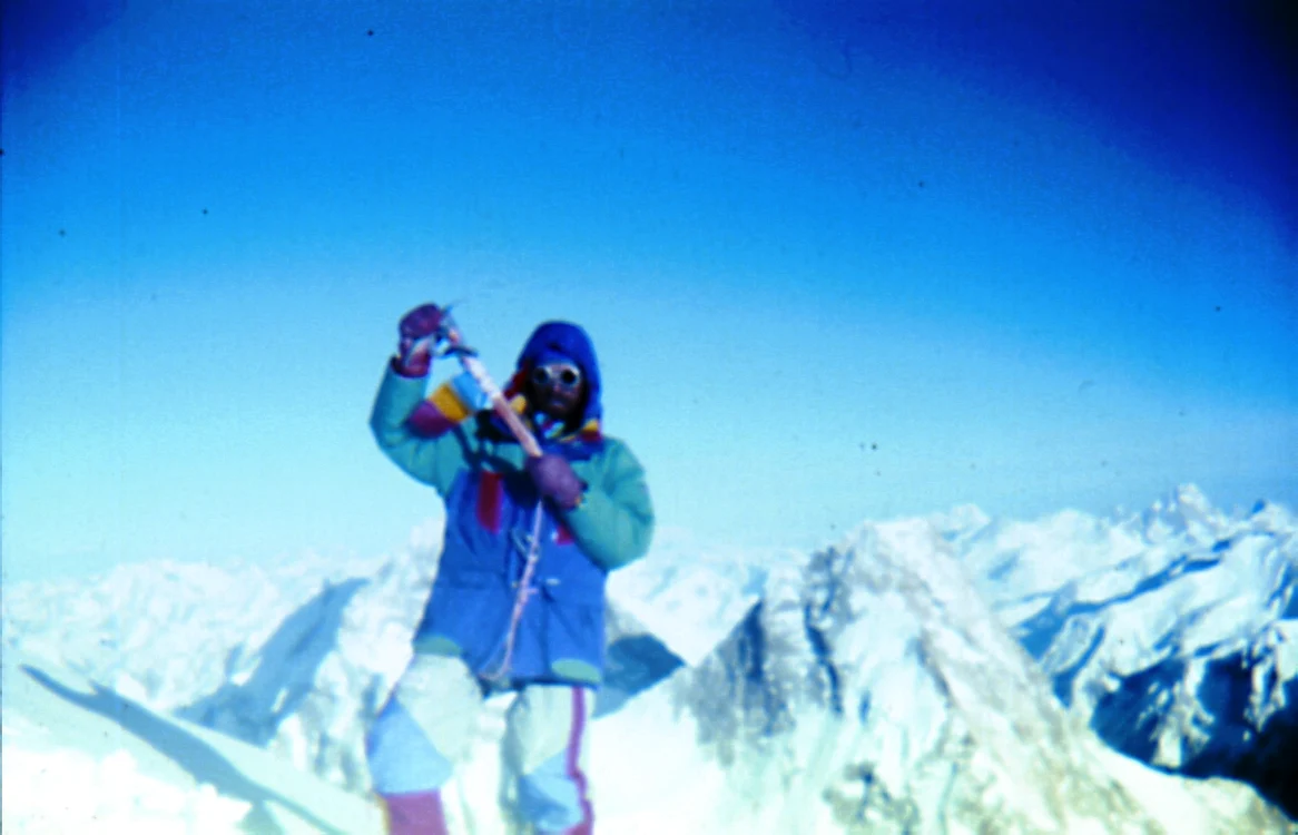 Constantin Lăcătușu pe Broad Peak,