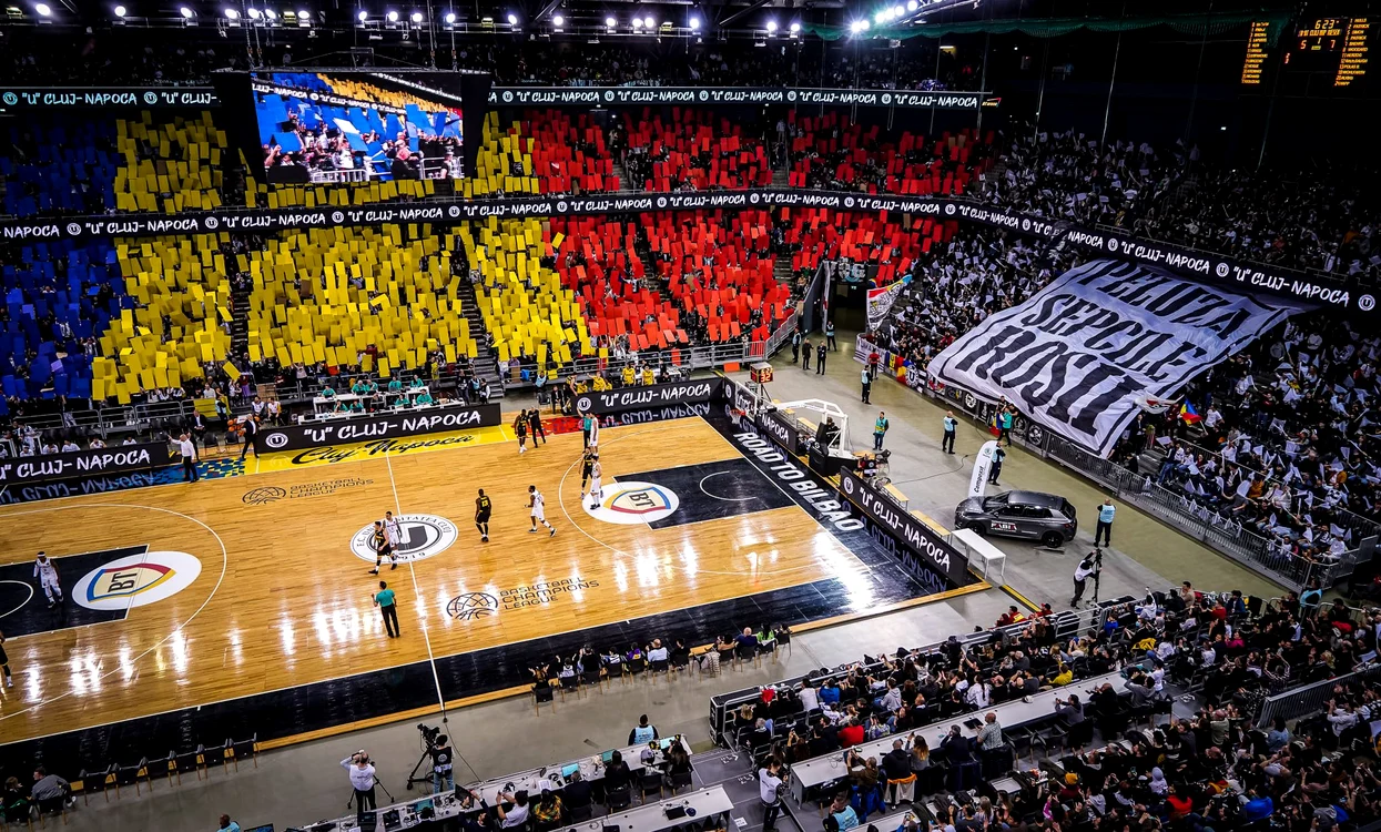 Atmosferă de vis în sala BTarena din Cluj-Napoca (FOTO: Facebook/ U BT Cluj)