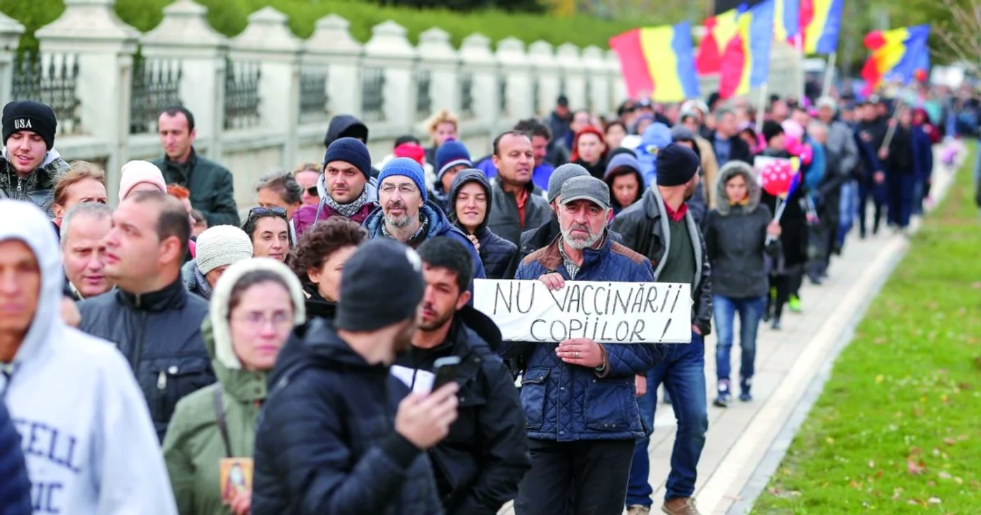protest antivaccin foto inquam photos/ octav ganea