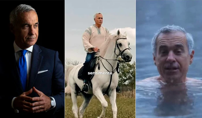 Călin Georgescu în imaginile de pe paginile sale de socializare Tik Tok și Facebook