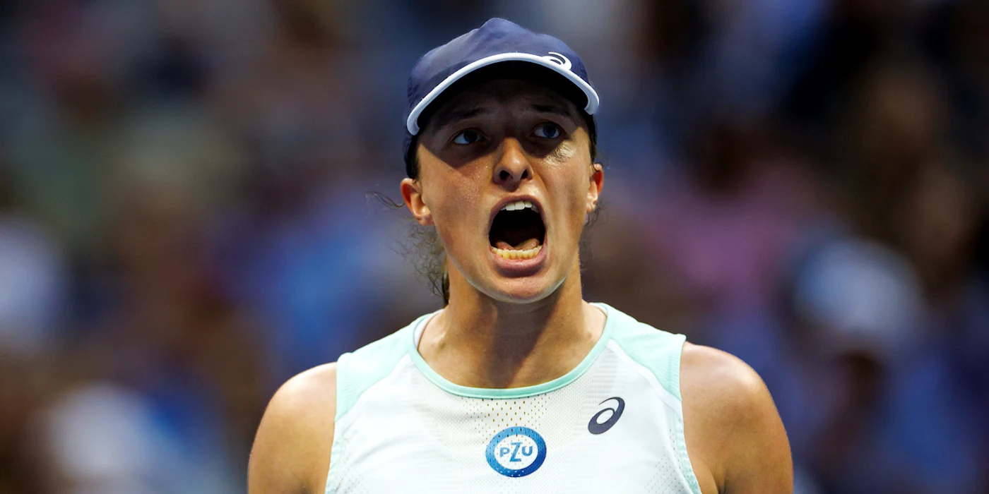 Iga Swiatek a pus capăt unei serii de 16 victorii a lui Cori Gauff. Foto Getty images