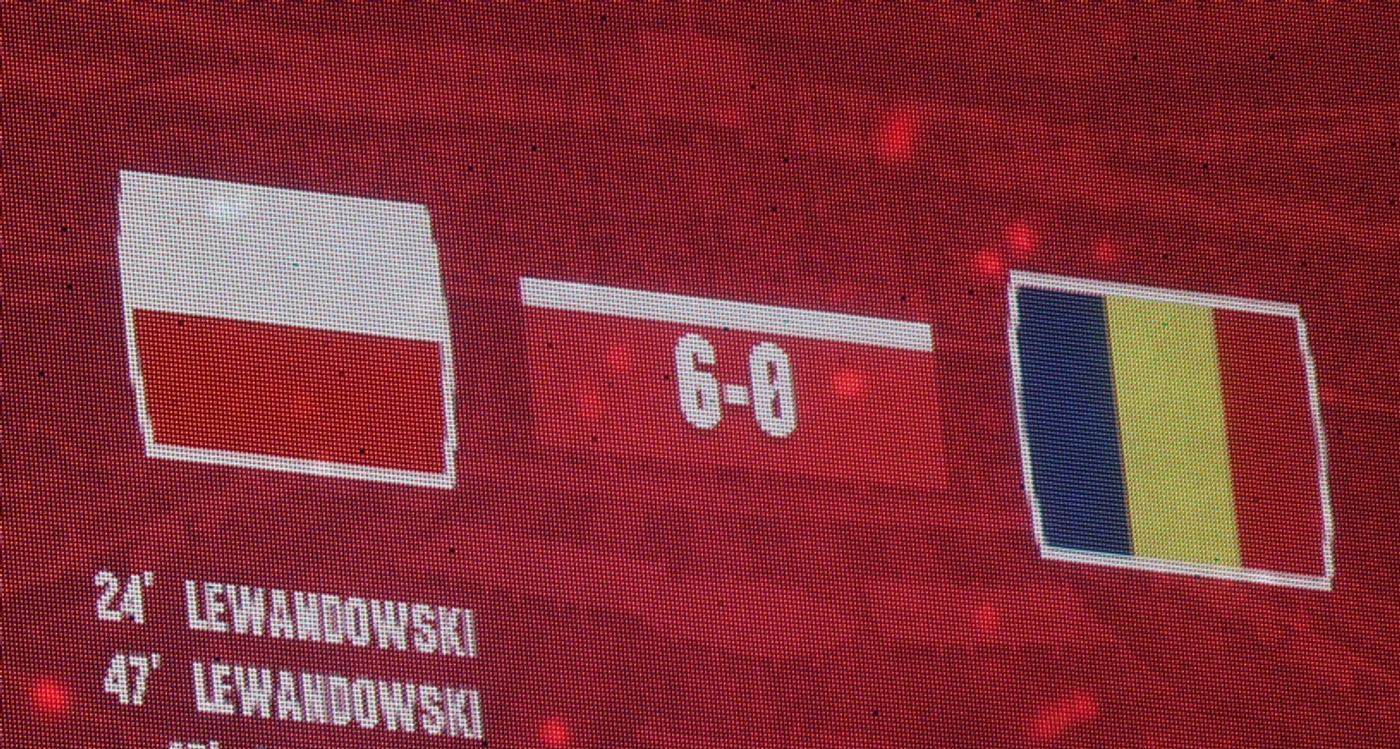 Lewandowski a marcat de 3 ori în România-Polonia 