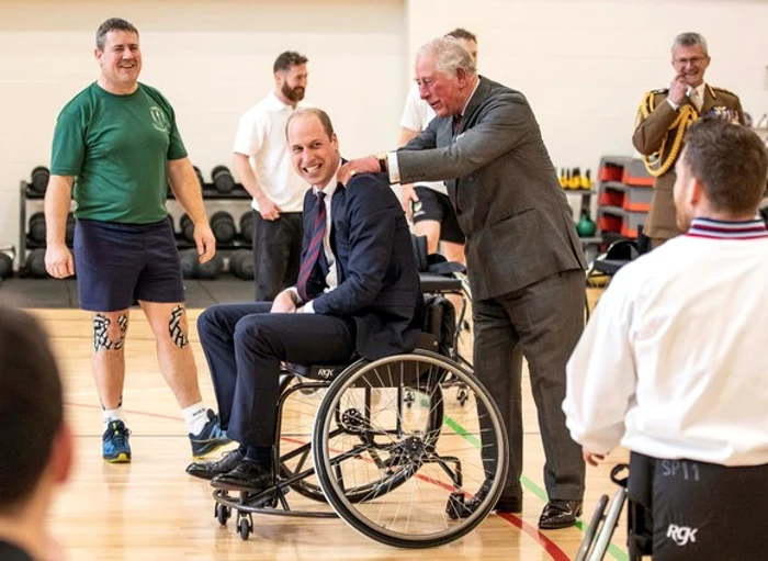 William a participat alături de tatăl său la un eveniment în care s-au întâlnit cu mai mulţi soldaţi britanici răniţi pe fronturile de luptă 