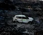  O mașină arsă într-o zonă afectată de incendiu în Spania, Almería FOTO AFP