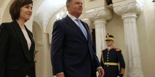 Maia Sandu Klaus Iohannis la Cotroceni FOTO Inquam Photos / Octav Ganea 