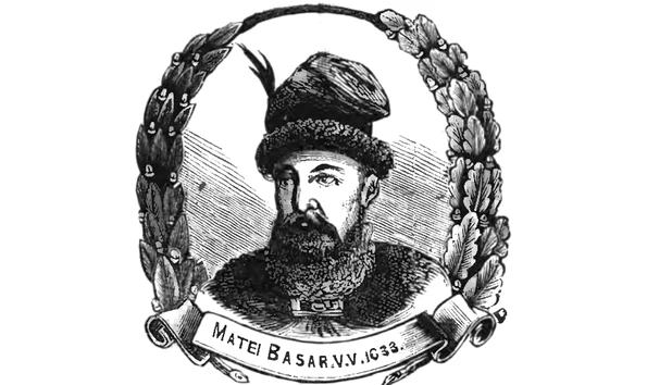 Matei Basarab, litografie publicata de Dimitrie Papazoglu, la 1891 (foto: Wikimedia Commons) 