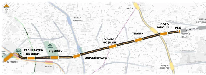 Noile stații de pe M5