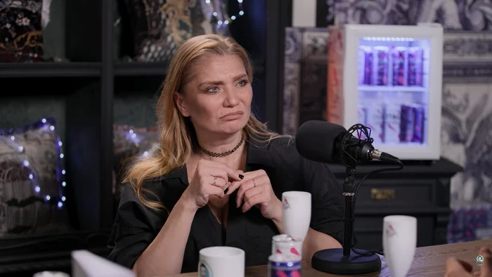 Cristina Cioran în podcastul lui Jorge / foto: captura video