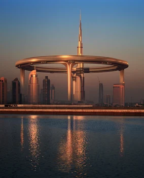 Proiectul Downtown Circle, propus de firma de arhitectură ZNera în Dubai Foto Twitter