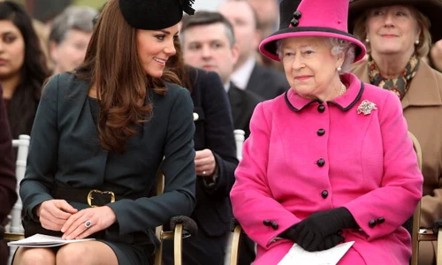 Queen Elizabeth II, Prince Philip, Duke Of Edinburgh And Catherine, Duchess Of Cambridge Visit Leicester jpeg