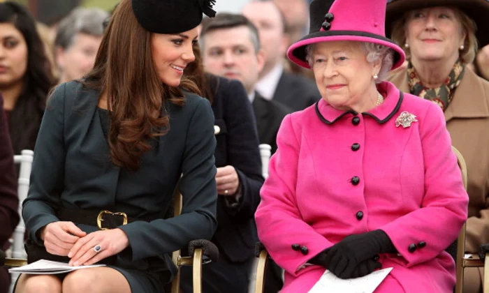 Queen Elizabeth II, Prince Philip, Duke Of Edinburgh And Catherine, Duchess Of Cambridge Visit Leicester jpeg