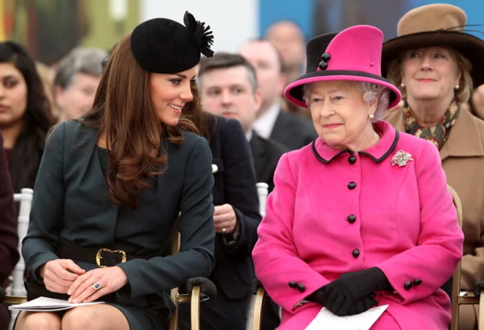 Queen Elizabeth II, Prince Philip, Duke Of Edinburgh And Catherine, Duchess Of Cambridge Visit Leicester jpeg