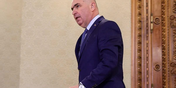 Conferință de presă organizată de președintele interimar Ilie Bolojan la Palatul Cotroceni, în București. FOTO Inquam Photos / Octav Ganea 