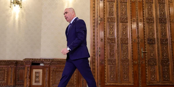 Conferință de presă organizată de președintele interimar Ilie Bolojan la Palatul Cotroceni, în București. FOTO Inquam Photos / Octav Ganea 