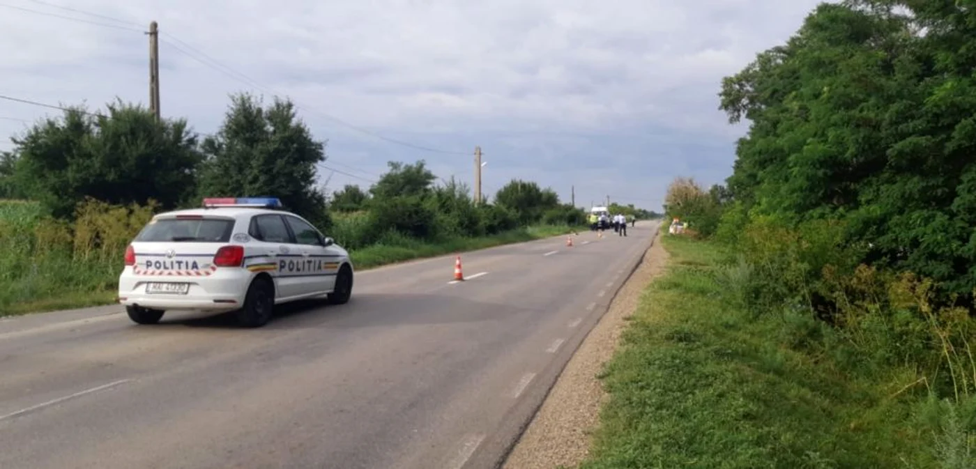 Accidentul a avut loc pe DN23