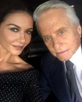 Catherine Zeta Jones, aniversare comună cu Michael Douglas jpg