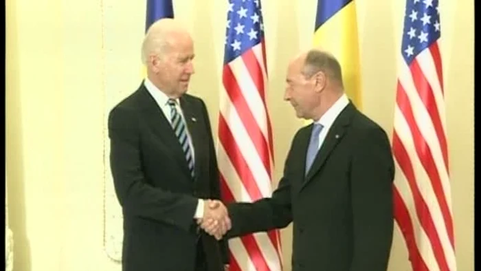 
    Joe Biden şi Traian Băsescu  