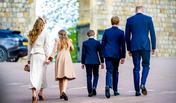 Kate, William, George, Charlotte și Louis de Wales, Paște 2026, Profimedia (3) jpg