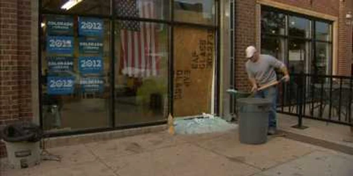 O persoană necunoscută a deschis focul la sediul de campanie din Denver. FOTO Kusa TV