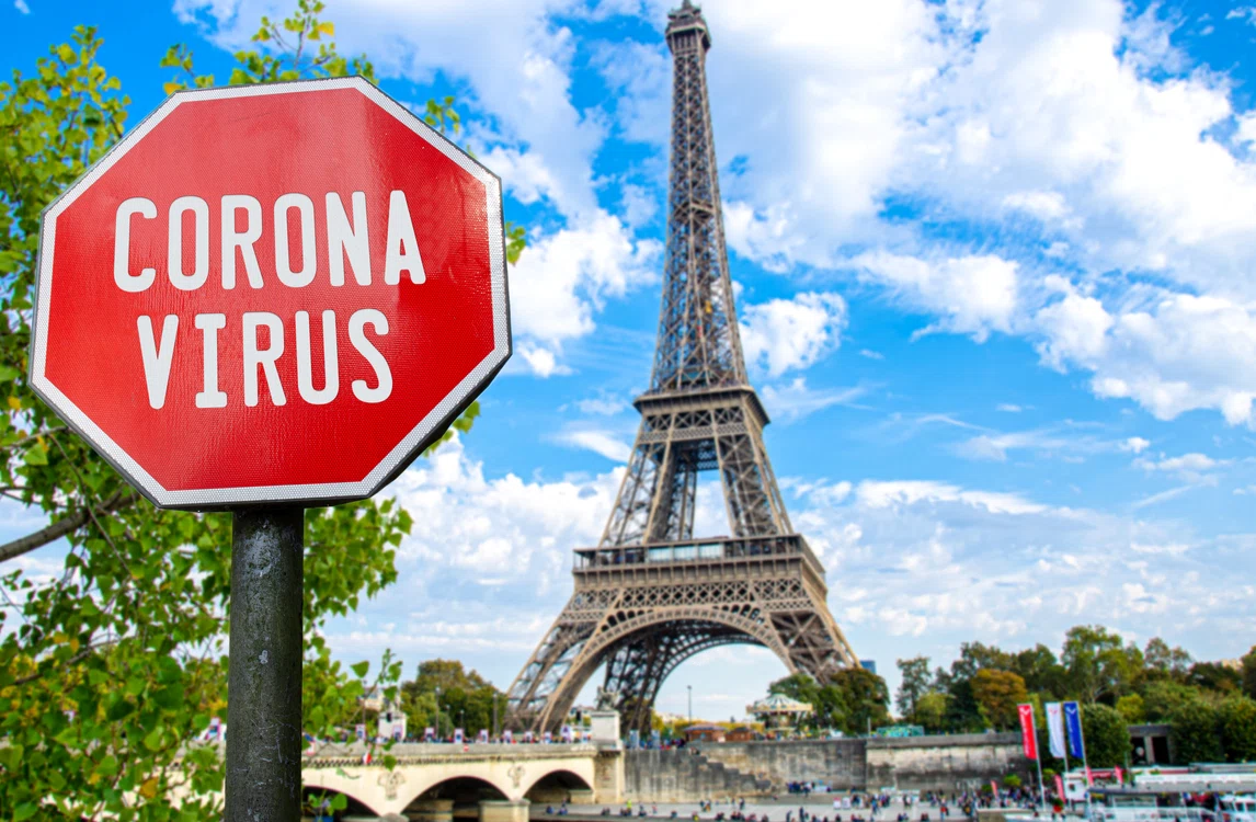 Franța intră din nou în carantină totală de vineri, pentru alimita răspândirea noului coronavirusfoto: Shutterstock