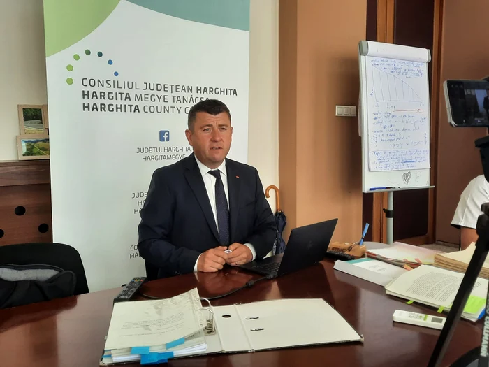 Borboly Csaba, șeful legislativului harghitean FOTO CJ Harghita