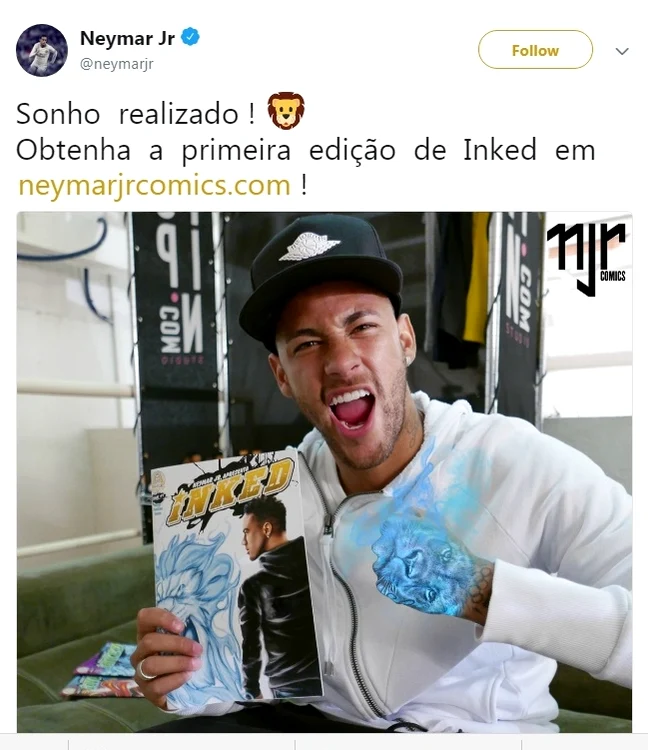 
    Neymar va fi SuperEroul unei serii de benzi desenateFoto: Facebook / Neymar  