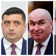 George Simion, Ilie Bolojan, Sorin Grindeanu / FOTO Mediafax Foto