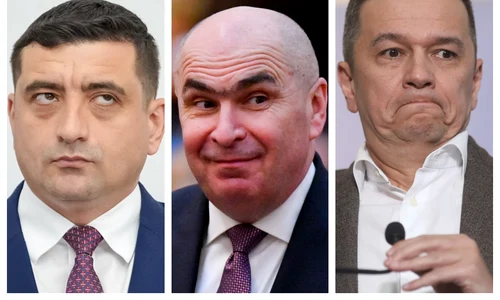 George Simion, Ilie Bolojan, Sorin Grindeanu / FOTO Mediafax Foto