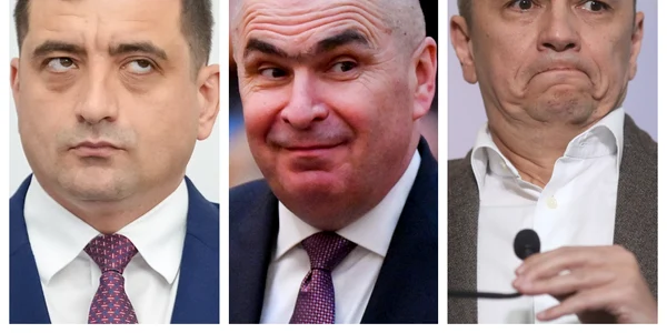 George Simion, Ilie Bolojan, Sorin Grindeanu / FOTO Mediafax Foto