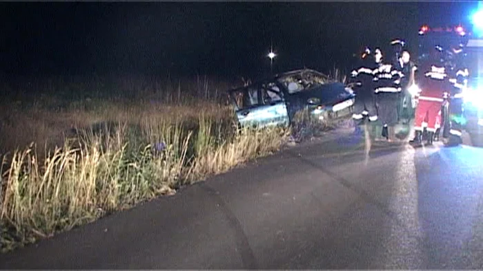 Accidentul a avut loc duminică seara Foto: Adevărul