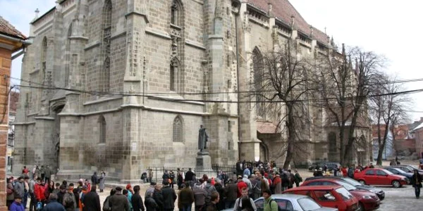 Biserica Neagră este cel mai vizitat obiectiv turistic din municipiul Braşov. Foto: Arhivă. 