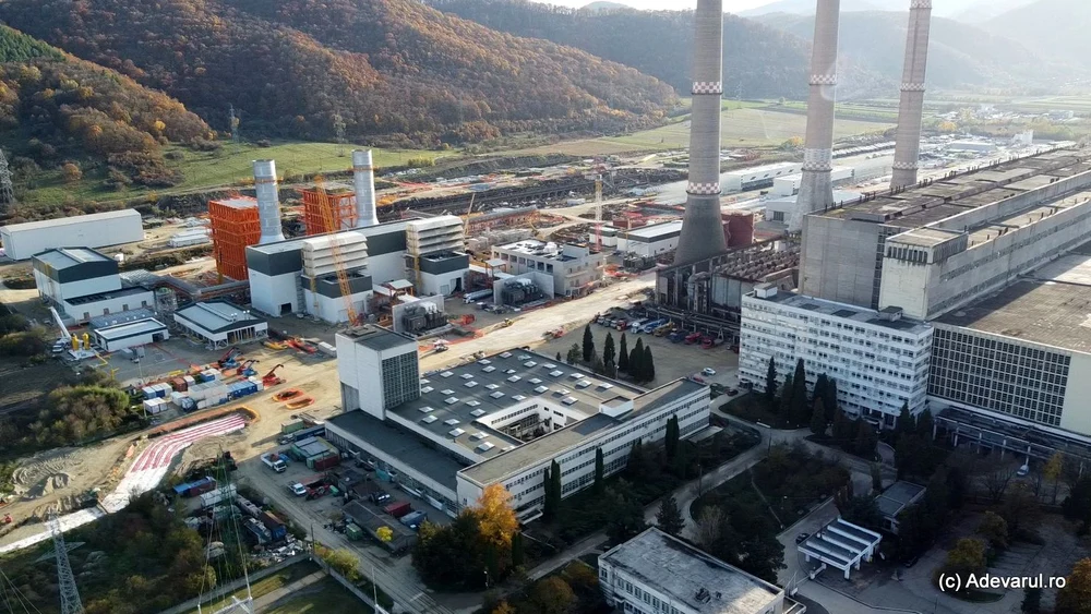 Construcția noii termocentrale Mintia, la final. Cum arată complexul energetic, în proces de retehnologizare