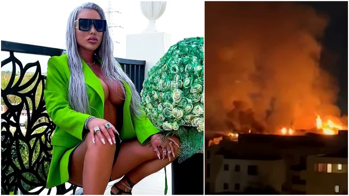 Ce făcea Loredana Chivu când a început incendiul. Foto: colaj captură/Instagram