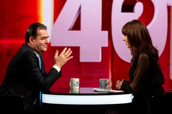 
    Ludovic Orban, față în față cu Denise RifaiSursa foto: Kanal D  