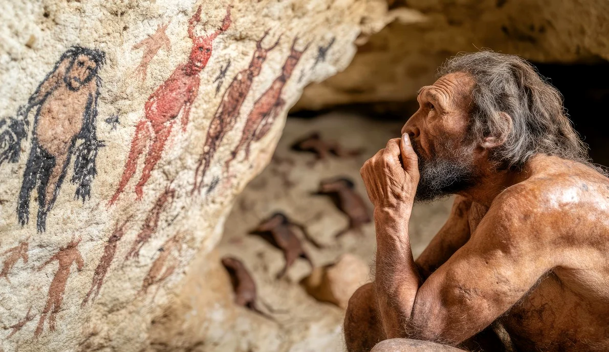 Omul de Neanderthal (© Designed by Freepik)