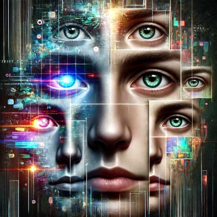 Conceptul de deepfake ilustrat de ChatGPT 4o