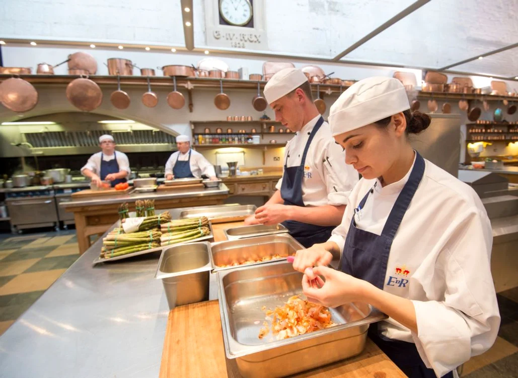 Royal Kitchen At Windsor Castle Begin Preparations For The Wedding Banquet jpeg