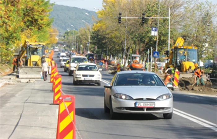 Traficul din Râmnic, dat peste cap de lucrări