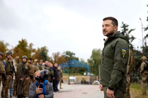 Peste 500 de km pătrați au fost recuceriți la Herson, afirmă Zelenski Foto Profimedia