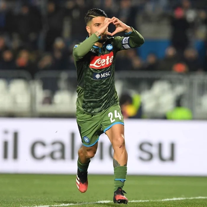 Lorenzo Insigne, căpitanul lui SSC Napoli FOTO Arhivă personală/Facebook