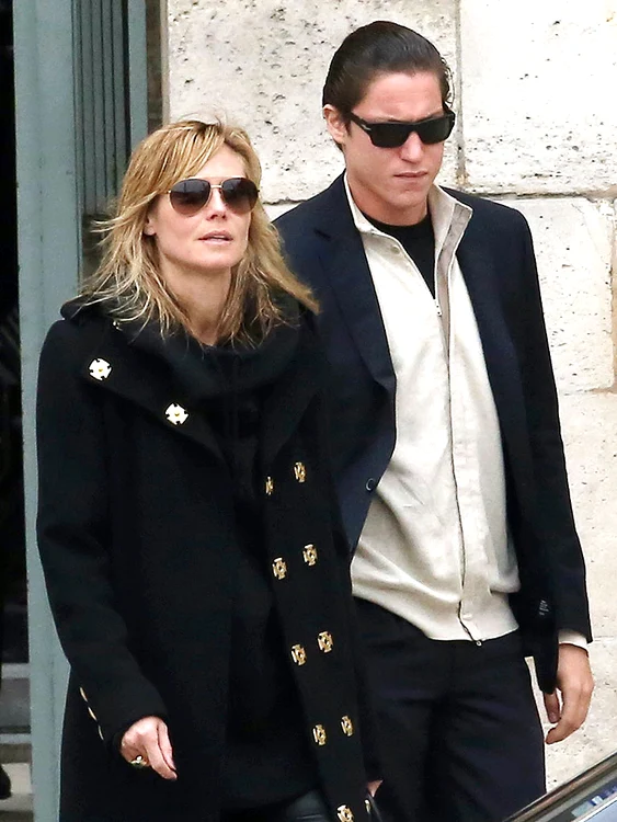 Heidi Klum şi Vito Schnabel, într-o plimbare romantică prin Paris