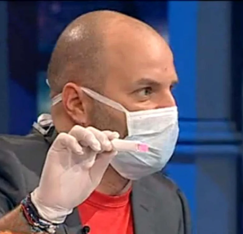 Sânziana Buruiană a făcut un test de sarcină în direct