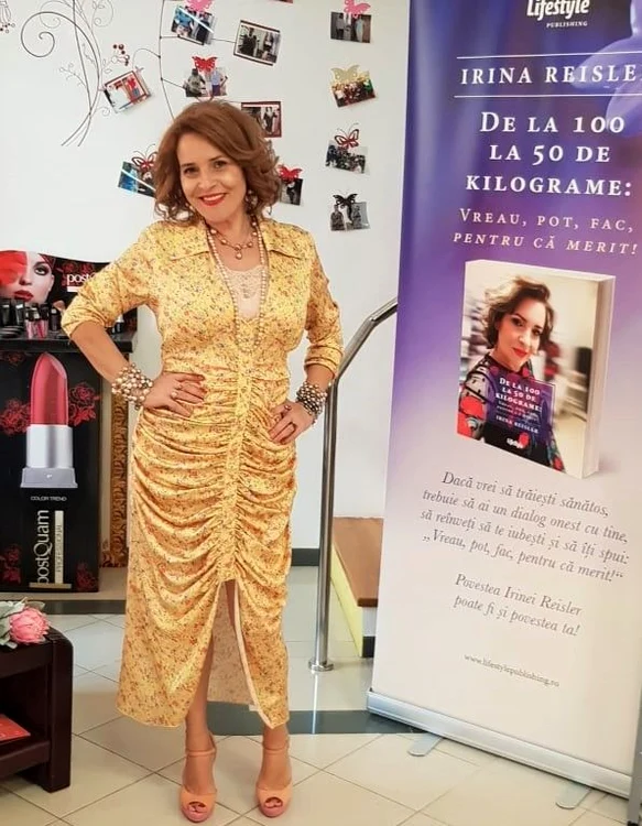 Irina Reisler se menține de 17 ani. Nu a mai avut fluctuații de greutate
