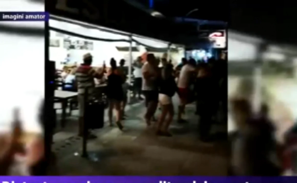 Sârbă la Eforie Nord captură video Digi 24