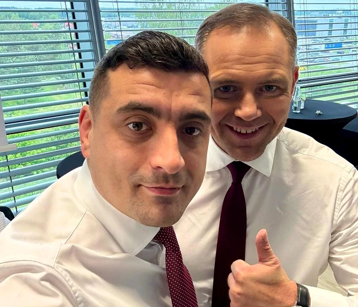 George Simion și Karol Nawrocki FOTO : FB