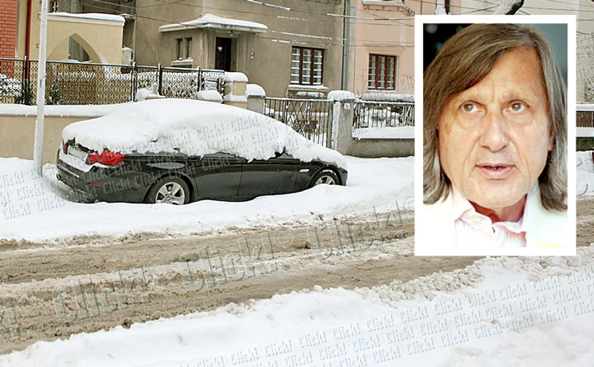 Ilie Năstase are BMW-ul  îngropat în nămeţi
